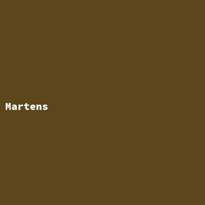 Hersteller: Martens