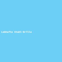Lebhafte Stahl-Brille
