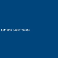 Beliebte Leder-Tasche