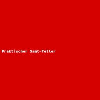 Praktischer Samt-Teller