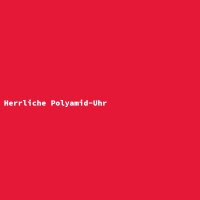 Herrliche Polyamid-Uhr