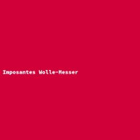 Imposantes Wolle-Messer