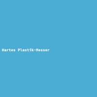 Hartes Plastik-Messer