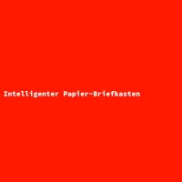 Intelligenter Papier-Briefkasten