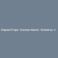 Eigenwilliger Elastan-Mantel SlateGray S