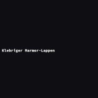 Klebriger Marmor-Lappen