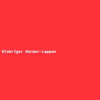 Klebriger Marmor-Lappen