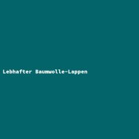 Lebhafter Baumwolle-Lappen