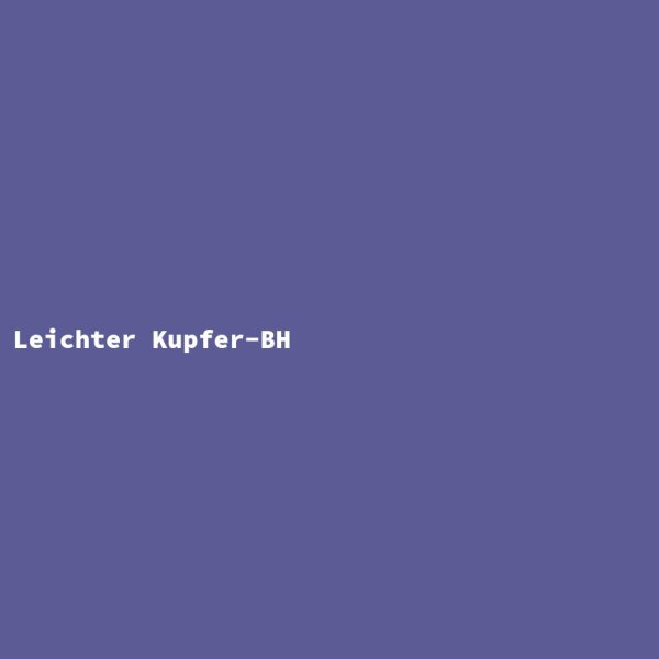 Leichter Kupfer-BH
