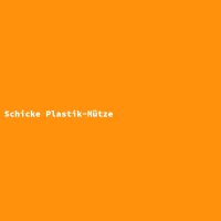 Schicke Plastik-Mütze